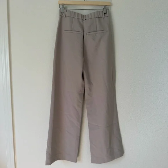 Abercrombie & Fitch Sloane High Rise Tailored Wide Leg Trouser Pants Size 28 / 6 - Picture 6 of 12